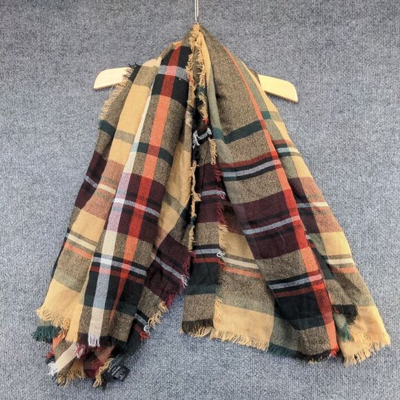 David & Young Women's Shawl Wrap Scarf Multicolor 100% Acrylic - Picture 6 of 11